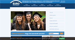 Desktop Screenshot of euro-nyelviskola.hu